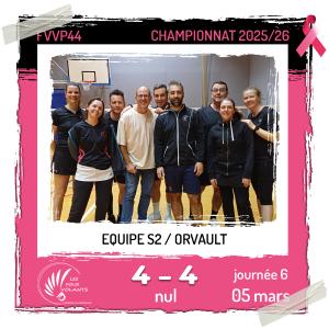 Rencontre J6 de la S2 : Vigneux contre Orvault (nul)